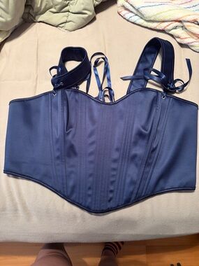 Scarlet Darkness Navy Corset Top